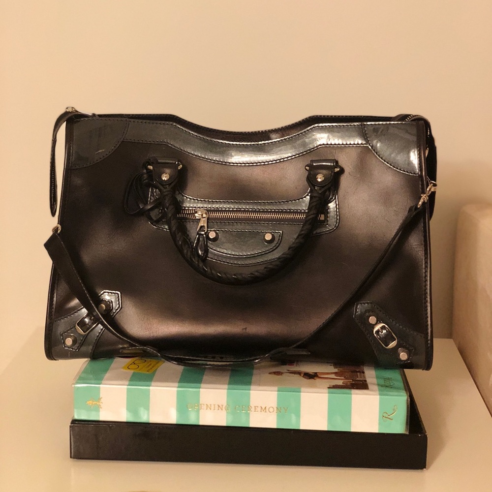 Black Balenciaga large handbag